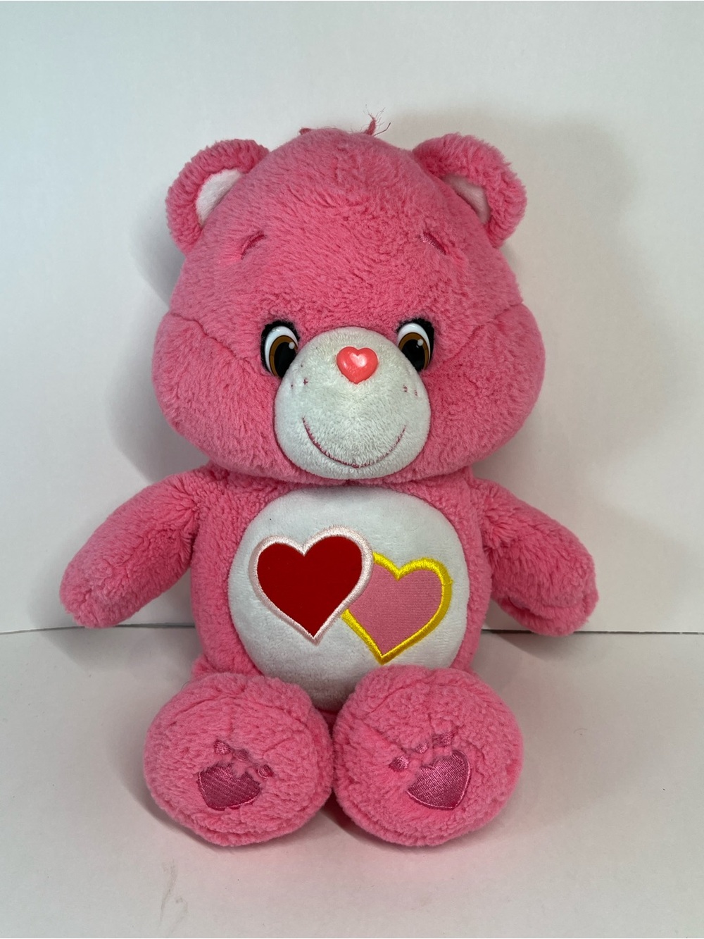 Just Play Love a Lot Bear Pink Care Bears 2016 Plush Stuffed Animal Toy 12"
